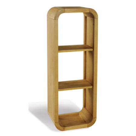 Signature North Retro Oiled Oak 3 Hole Shelf Unit
