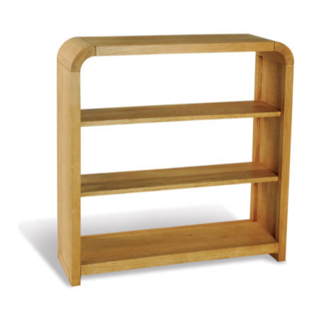 Signature North Retro Oiled Oak Resized Low Bookcase