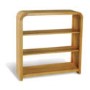 Signature North Retro Oiled Oak Resized Low Bookcase