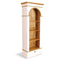 Signature North French Chic Bookcase - antique white