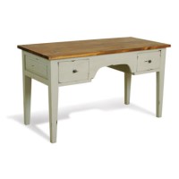 French Painted Dressing Table - pale mint