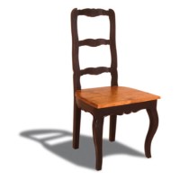 Signature North French Chic Bedroom Chair - antique black