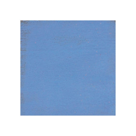 French Painted 6 Drawer CD Tower - med blue