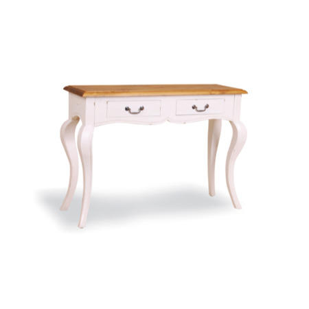 Signature North French Chic  Medium 2 Drawer Console Table - antique white
