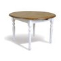Signature North French Chic Round Dining Table - antique black