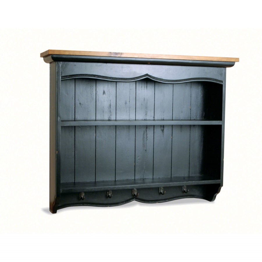 Signature North French Chic Medium Wall Rack - antique black