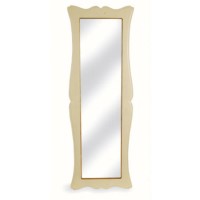 French Painted Tall Free-Standing Mirror - cream