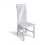 French Painted High Back Dining Chair - pale mint