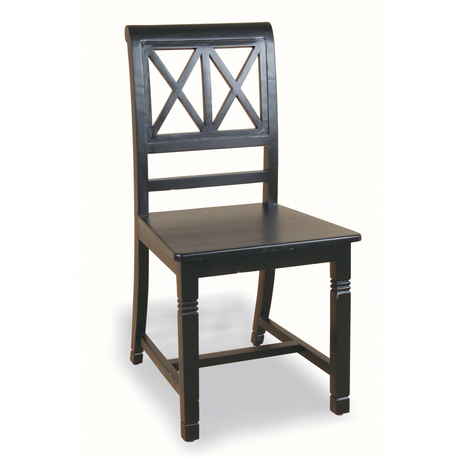 French Painted Spanish Dining Chair antique black Furniture123