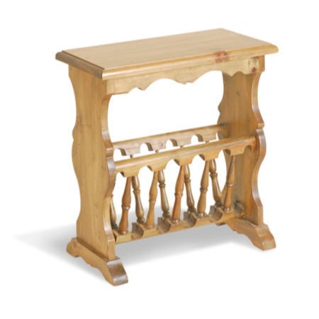 Leon Pine Magazine Rack - Furniture123