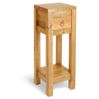 Signature North Vintage Pine 1 Drawer Medium Lamp Table