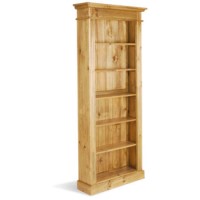 Leon Pine Tall And Narrow Bookcase