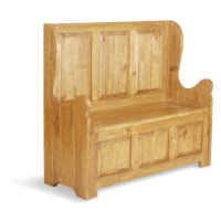Classic Pine 3 Seat High Back Bench