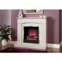 GRADE A2 - Be Modern Linmere Electric Fireplace Insert and Surround - Almond Stone Effect
