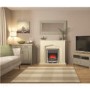 Be Modern Bramwell Marble Effect Electric Fireplace Suite