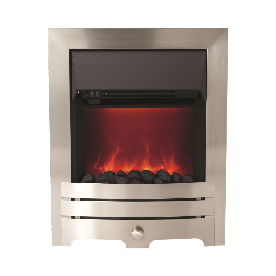 BeModern Enrico Electric Inset Fire in Chrome