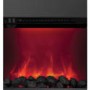 Be Modern Abbey Black Finish LED Electric Fire