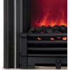 Be Modern Abbey Black Finish LED Electric Fire