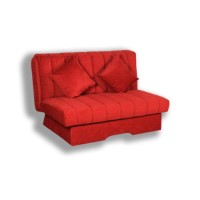 Kyoto Futons Dover Sofa Bed - louisa red