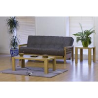 Kyoto Futons Ipo Futon with Supreme Mattress - mixtura sand