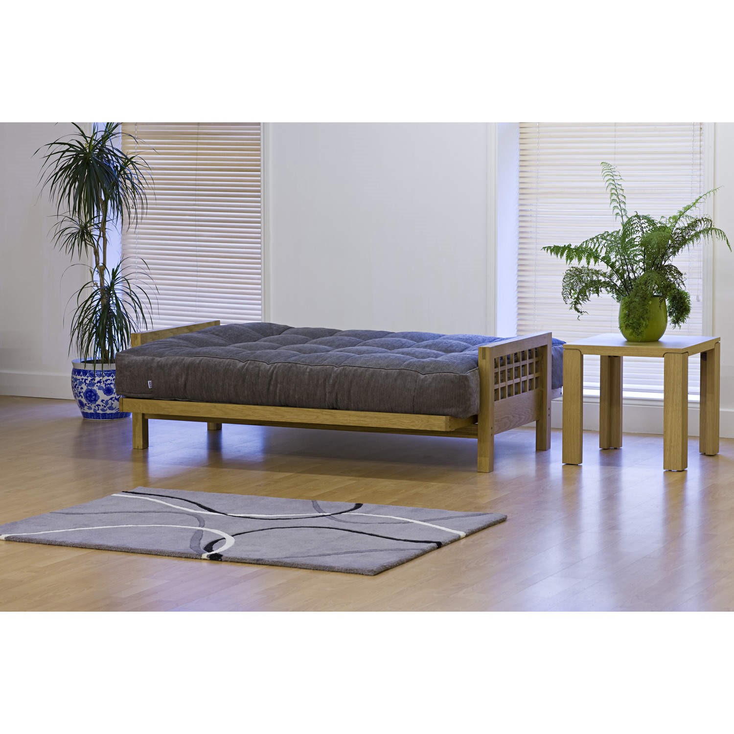 Kyoto Futons Ipo Futon with Supreme Mattress nabuco chocolate