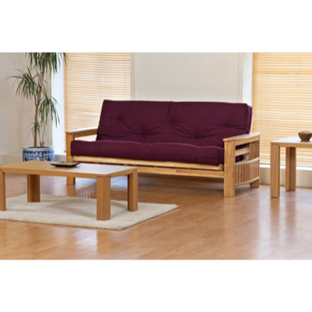 Kyoto Futons Jasmin Futon with Deluxe Mattress - victoria aqua 