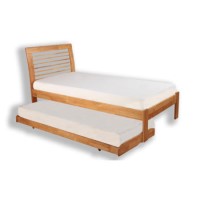 Ecofurn Ridgeway Single Bed with Trundle Guest Bed