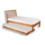 Ecofurn Ridgeway Single Bed with Trundle Guest Bed