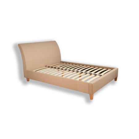 Ecofurn Linton Upholstered Bed Frame - Express Delivery - double in victoria stone