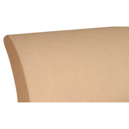Ecofurn Linton Upholstered Bed Frame - double in victoria aqua