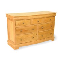 Elk River Oak 7 Drawer Wide Chest