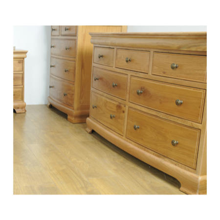 Elk River Oak 7 Drawer Wide Chest