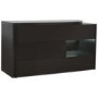 Sciae Arco Grey Gloss Chest of 3 Drawers