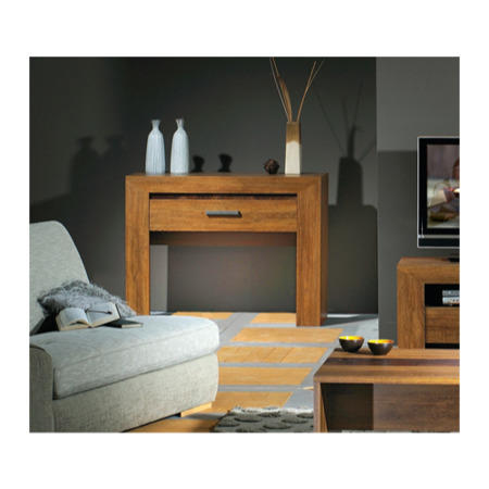 Sciae Cemia 1 Drawer Console Table in Oak