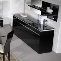 Sciae Skylight Electra High Gloss 3 Door Sideboard 