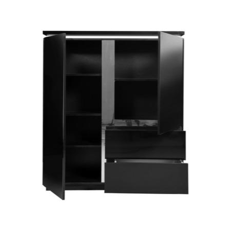 Sciae Electra High Gloss 2 Door 2 Drawer Cupboard