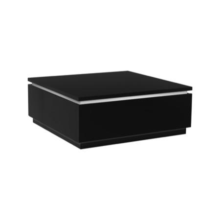 Electra BlackHigh Gloss Coffee Table With LED Lighting