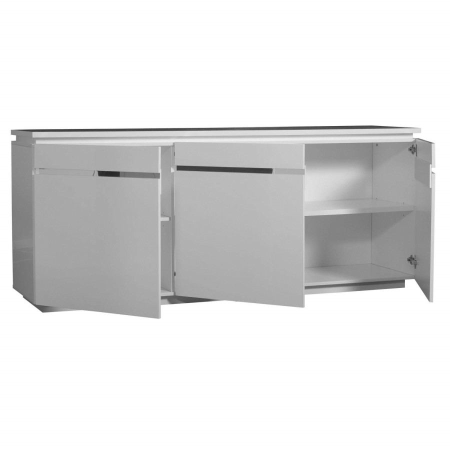 Sciae Skylight Electra High Gloss 3 Door Sideboard 
