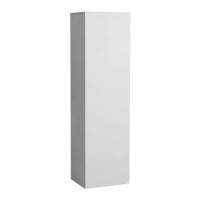Sciae Electra White High Gloss Wall Hung Storage Cupboard - 2 Shelves
