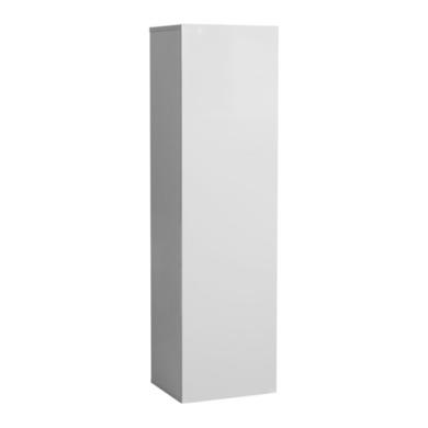 Sciae Electra White High Gloss Wall Hung Storage Cupboard - 2 Shelves