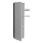 Sciae Electra White High Gloss Wall Hung Storage Cupboard - 2 Shelves