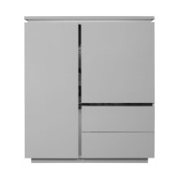 Sciae Electra High Gloss 2 Door 2 Drawer Cupboard