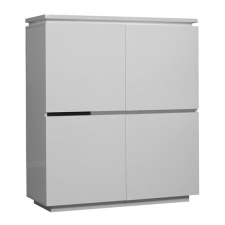 Sciae Electra High Gloss 4 Door Cupboard