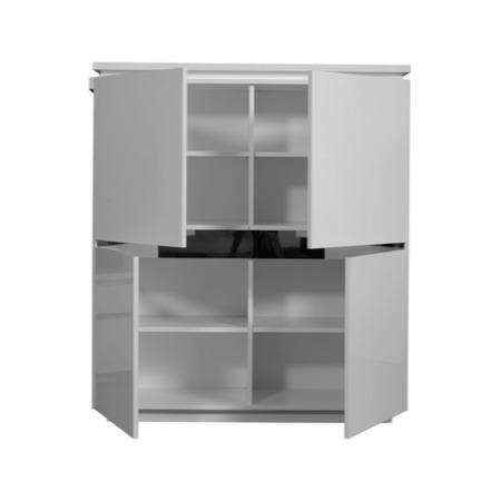 Sciae Electra High Gloss 4 Door Cupboard