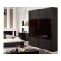 Sciae Kalinga 2 Door Wardrobe in Dark Oak and Gloss