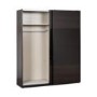 Sciae Kalinga 2 Door Wardrobe in Dark Oak and Gloss