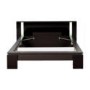 Sciae Kalinga Double Bed Frame in Dark Oak and Gloss