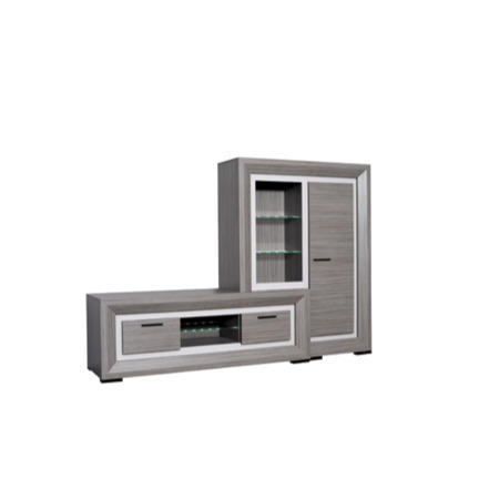 Sciae Lynea Bench Style Large TV Cabinetin Teak