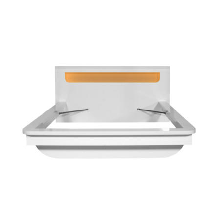 Sciae Opus White Gloss Bed Frame - double
