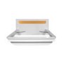 Sciae Opus White Gloss Bed Frame - double